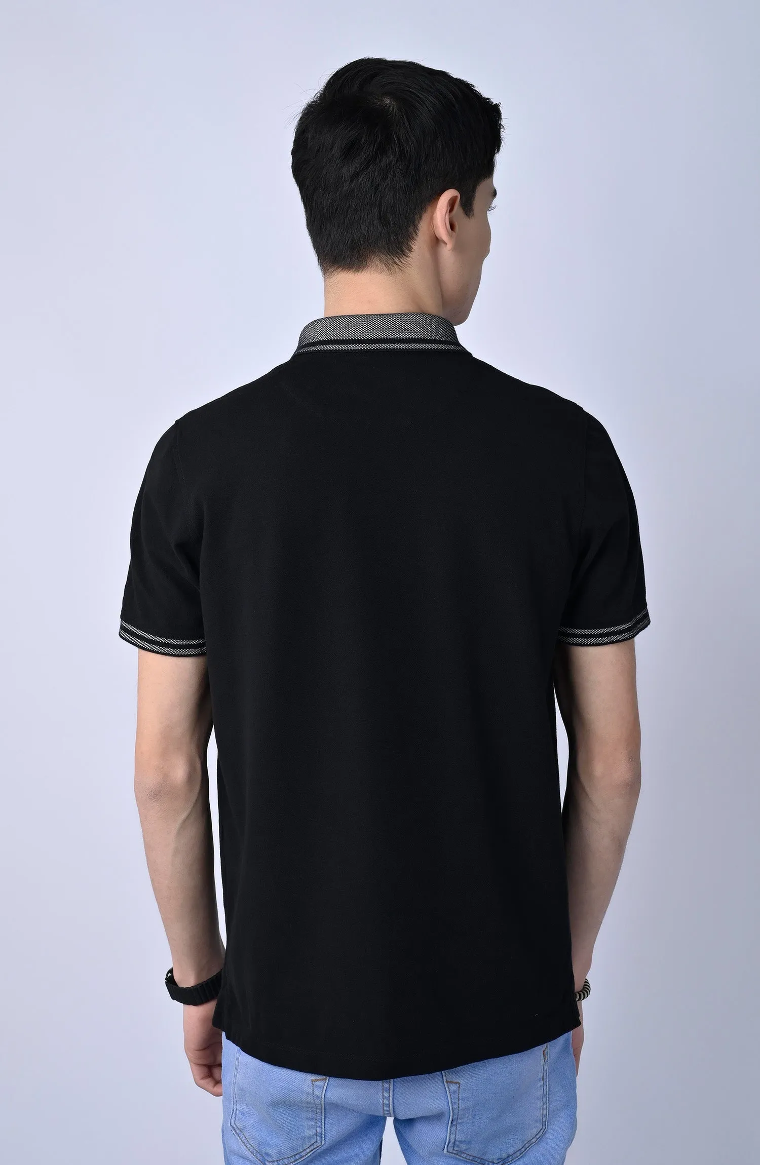 Half Sleeves Stretch Polo