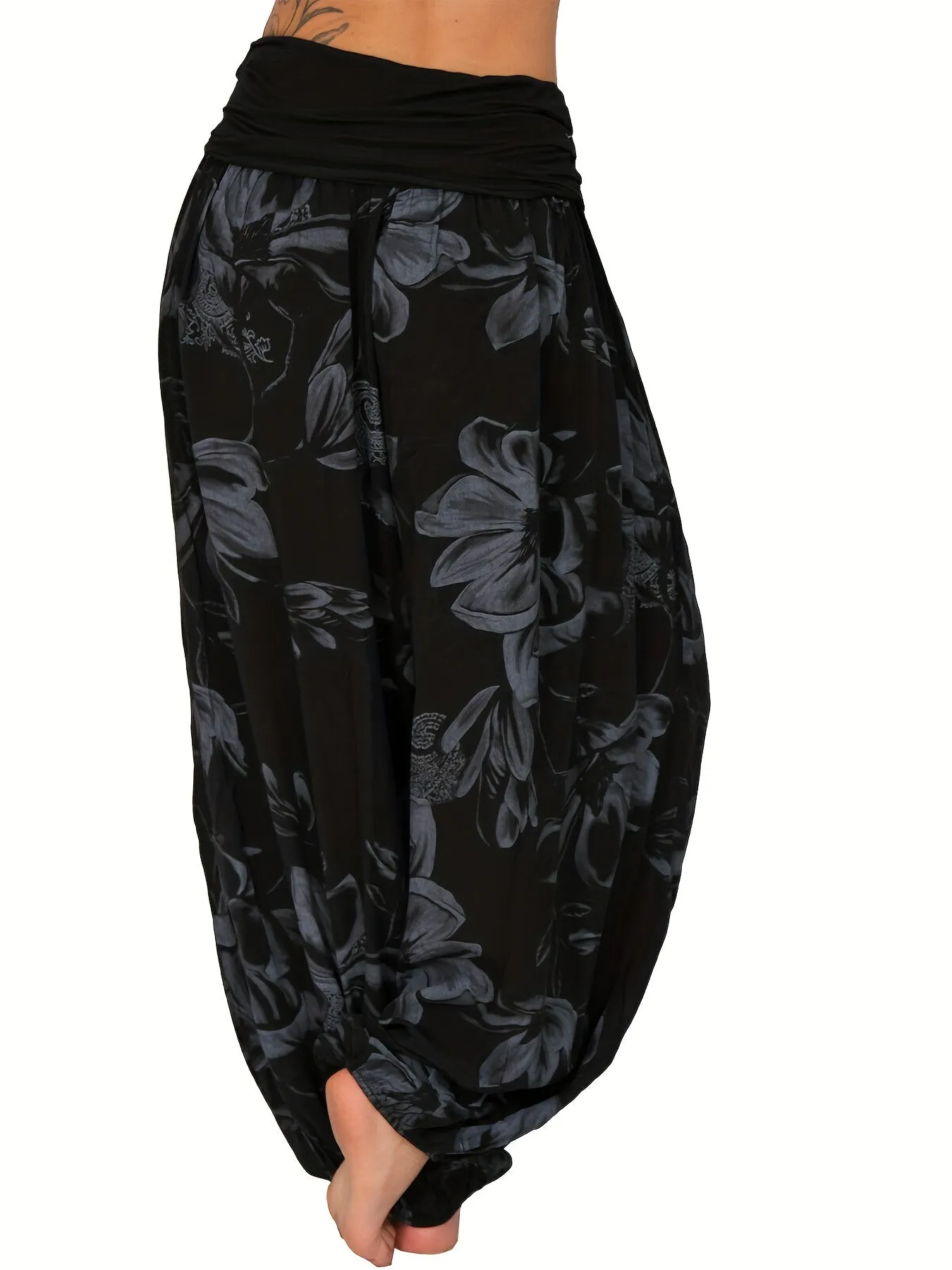 Hope™ Plus Size Floral Print Boho Pants