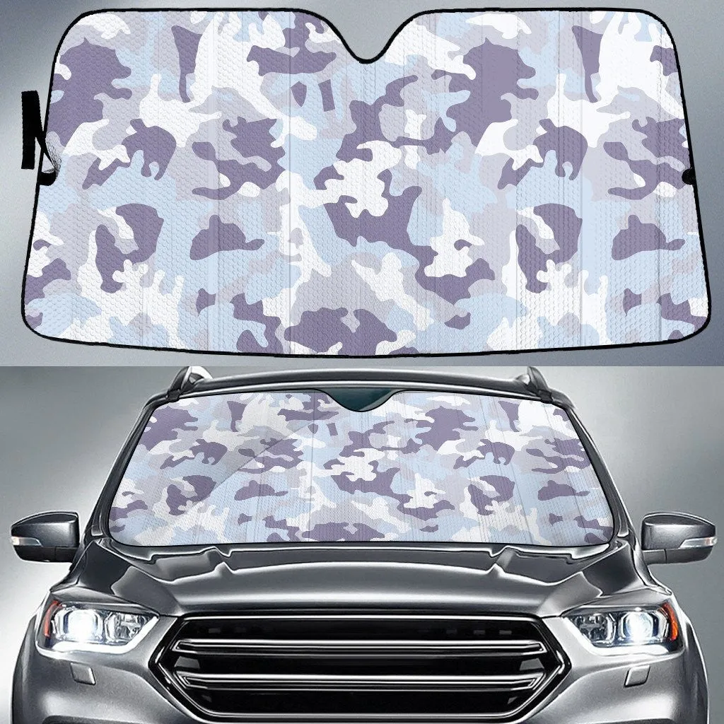 Hydro Dipping Film Purple Camo Pattern Printed Car Sun Shades Cover Auto Windshield Coolspod