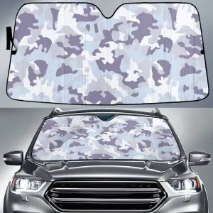 Hydro Dipping Film Purple Camo Pattern Printed Car Sun Shades Cover Auto Windshield Coolspod