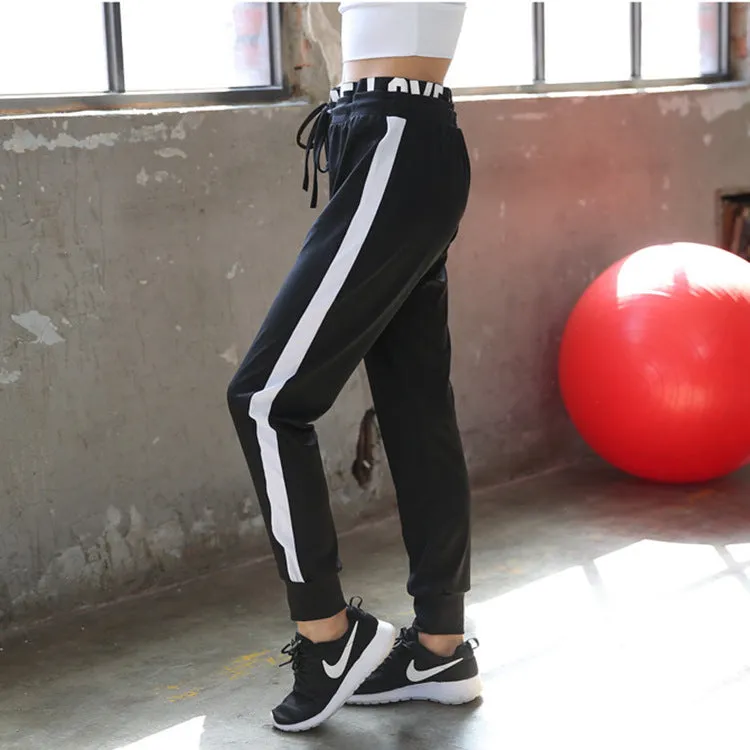 Jogging Training Sporty Long Pants Breathable Quick Dry Fitness Plus Size Loose Yoga Women Slim-Fit Activewear