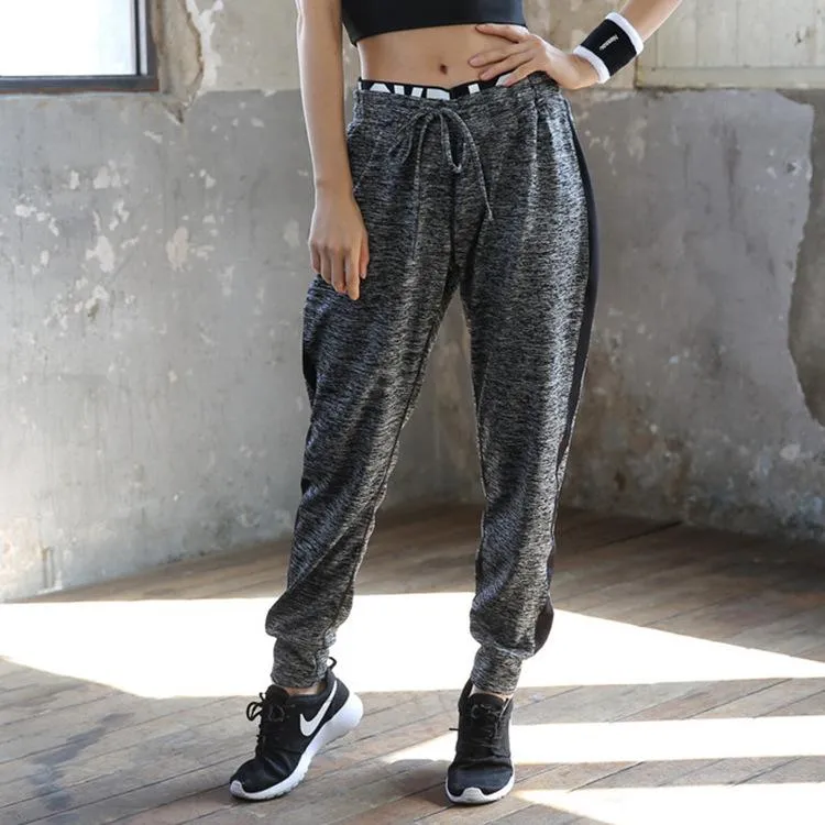 Jogging Training Sporty Long Pants Breathable Quick Dry Fitness Plus Size Loose Yoga Women Slim-Fit Activewear