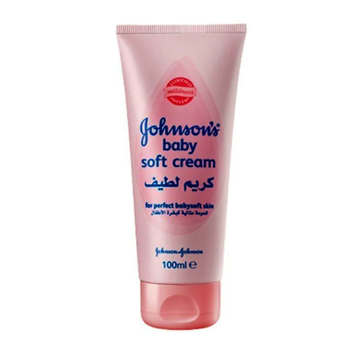 JOHNSONS BABY SOFT CREAM TUBE 100ML JN#10