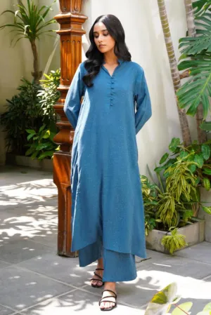 Kalidaar Co-Ord - Teal Blue
