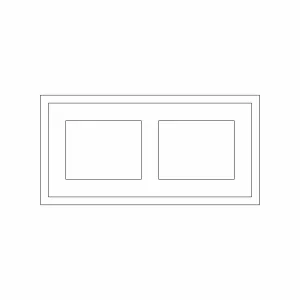 Large Shaker Canopy Hood Housing