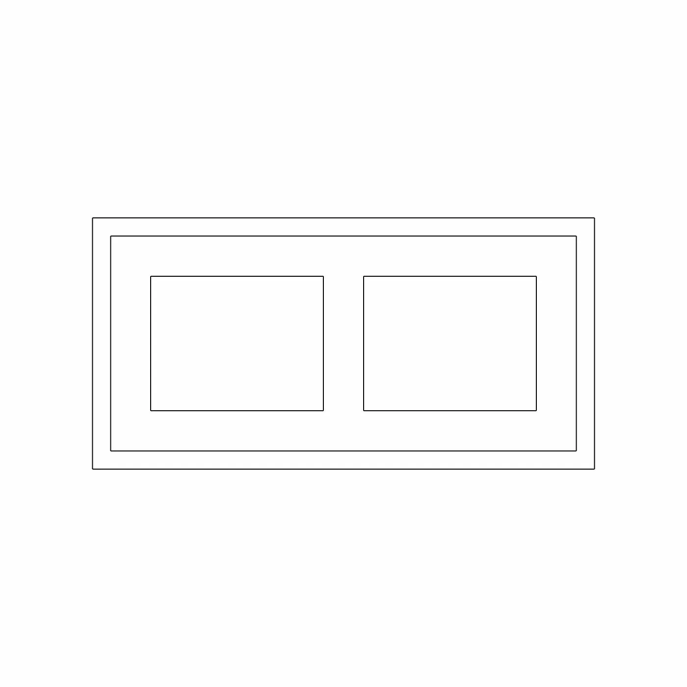 Large Shaker Canopy Hood Housing