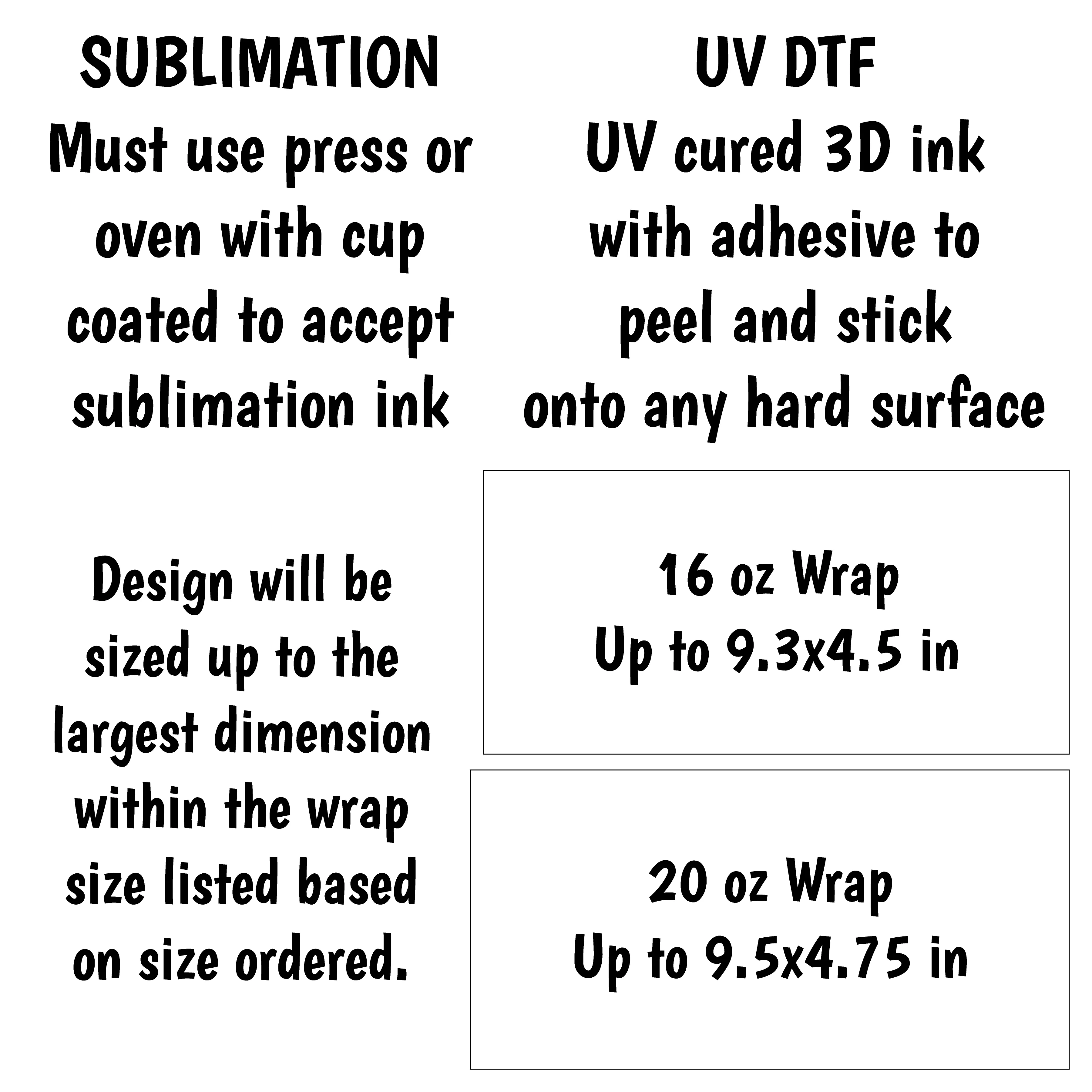 Magical Book Wrap for 16/20 oz Cups - UV DTF or Sublimation (SHIPS IN 3-7 BUS DAYS)