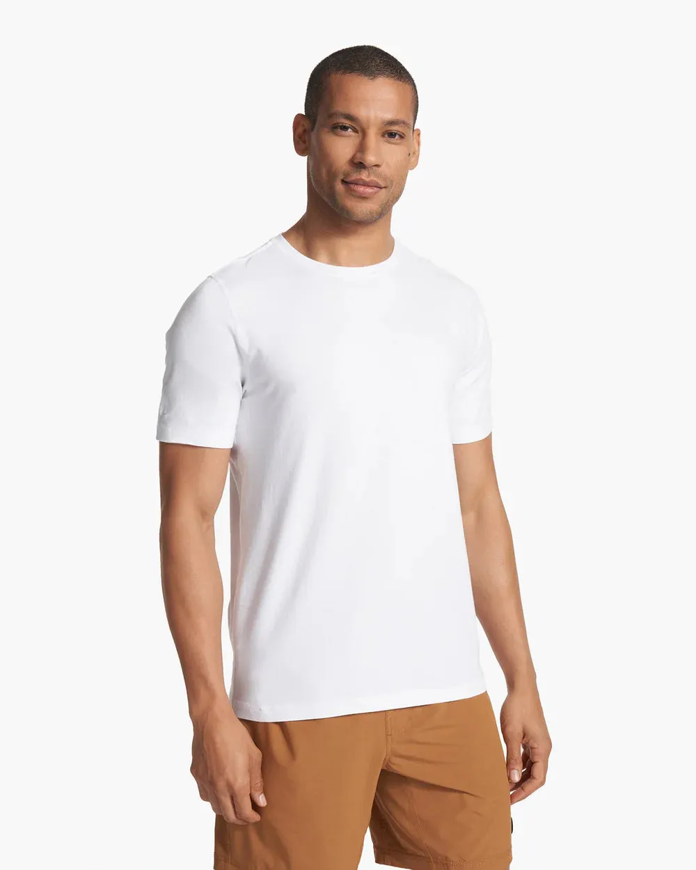 Men's Vuori Strato Tech Tee - V126-WHT