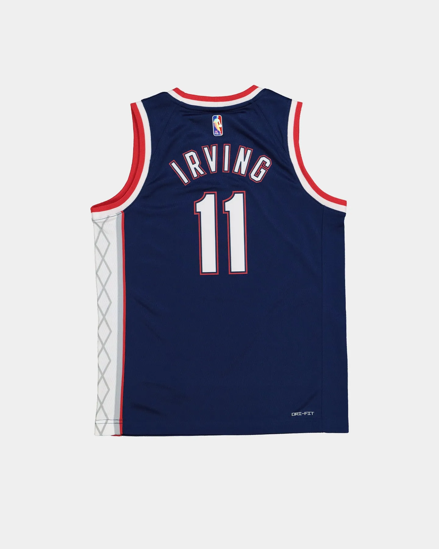 Nike Kids' Kyrie Irving Brooklyn Nets #11 City Edition Swingman Jersey Midnight Navy