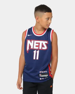 Nike Kids' Kyrie Irving Brooklyn Nets #11 City Edition Swingman Jersey Midnight Navy