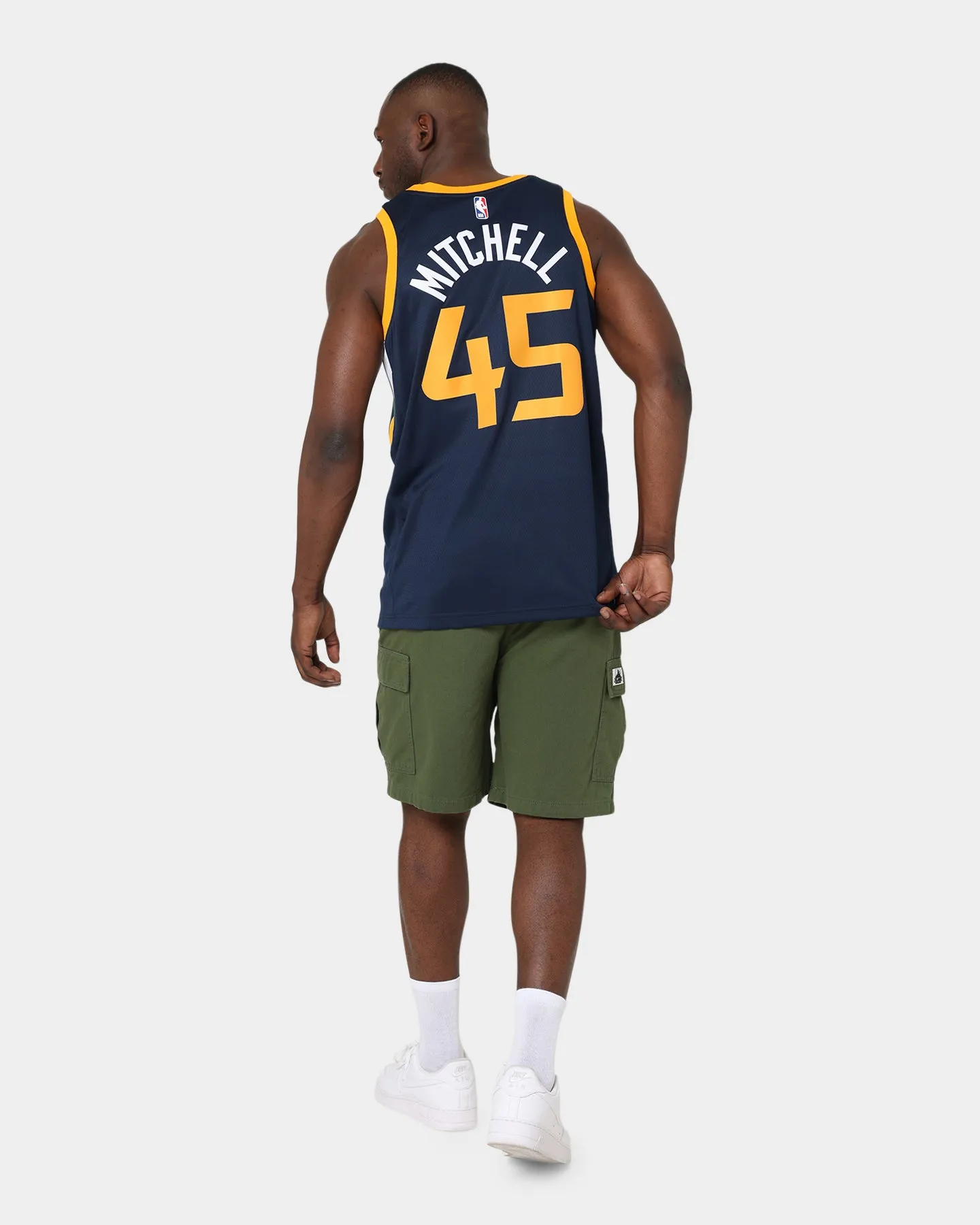 Nike Utah Jazz Donovan Mitchell #45 Icon Swingman Jersey College Navy