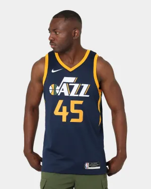 Nike Utah Jazz Donovan Mitchell #45 Icon Swingman Jersey College Navy