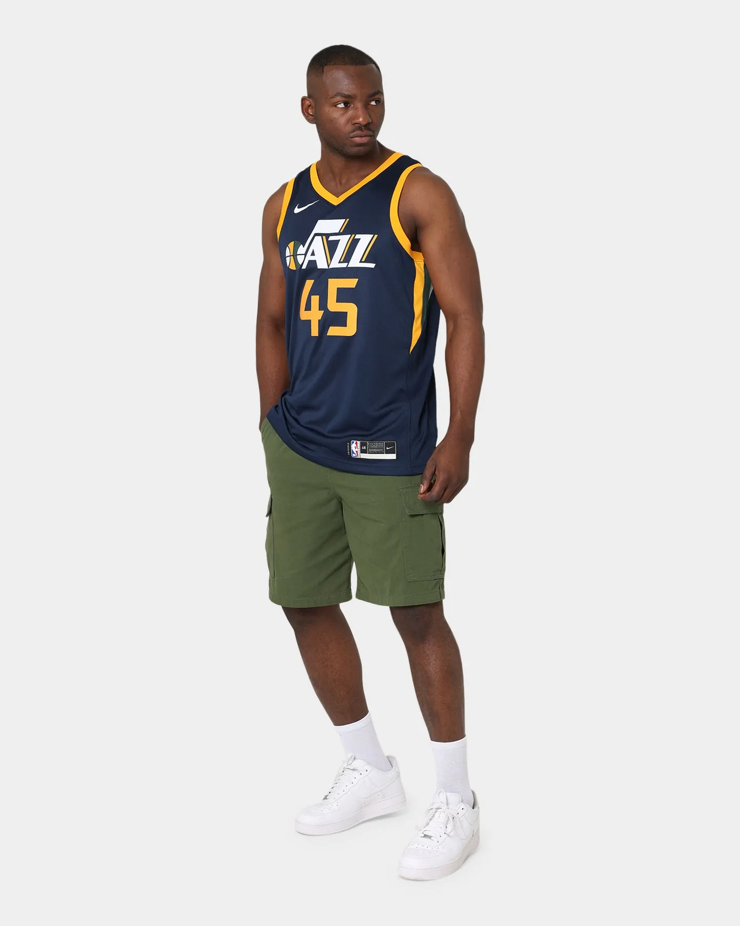 Nike Utah Jazz Donovan Mitchell #45 Icon Swingman Jersey College Navy