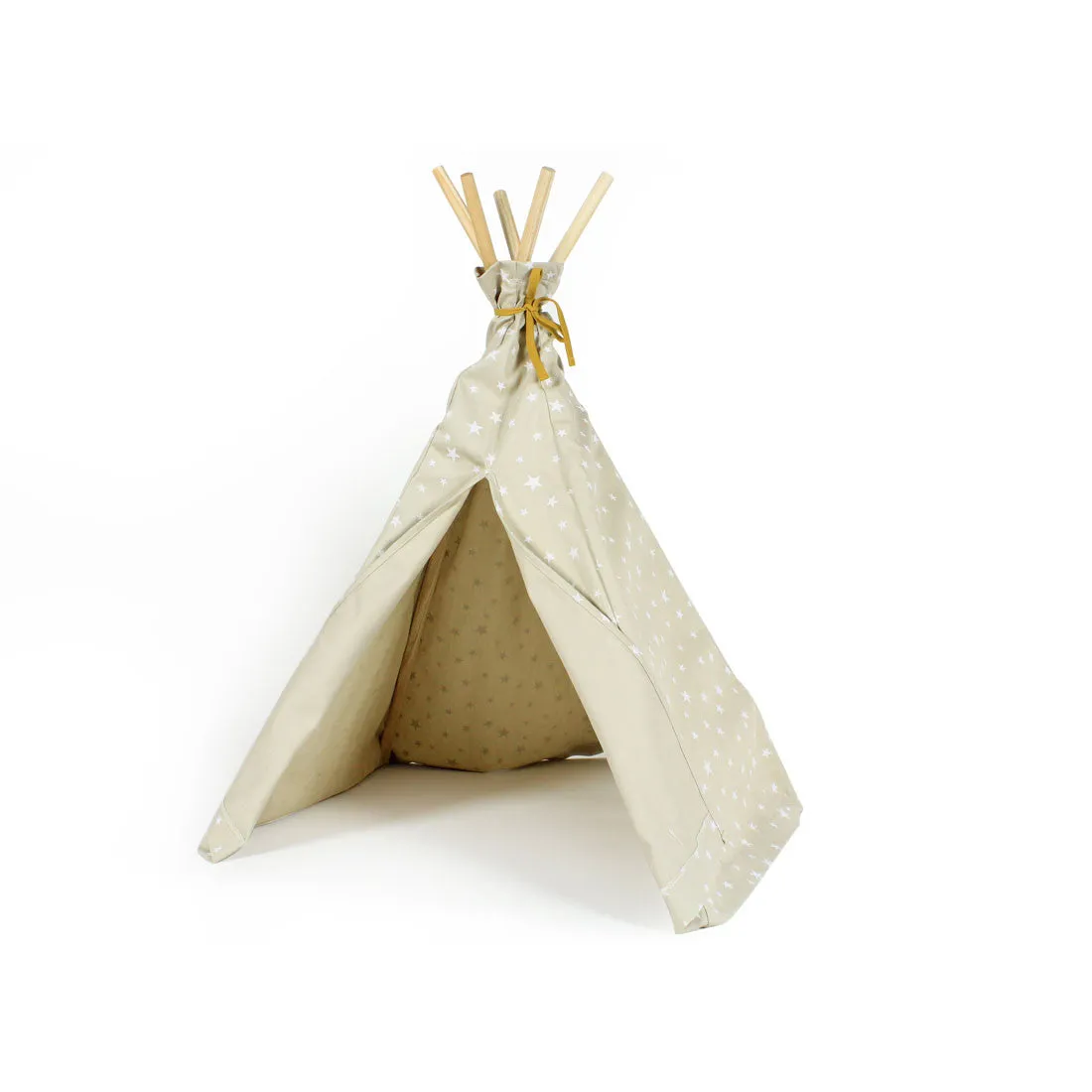nobodinoz Teepee Sand White Stars