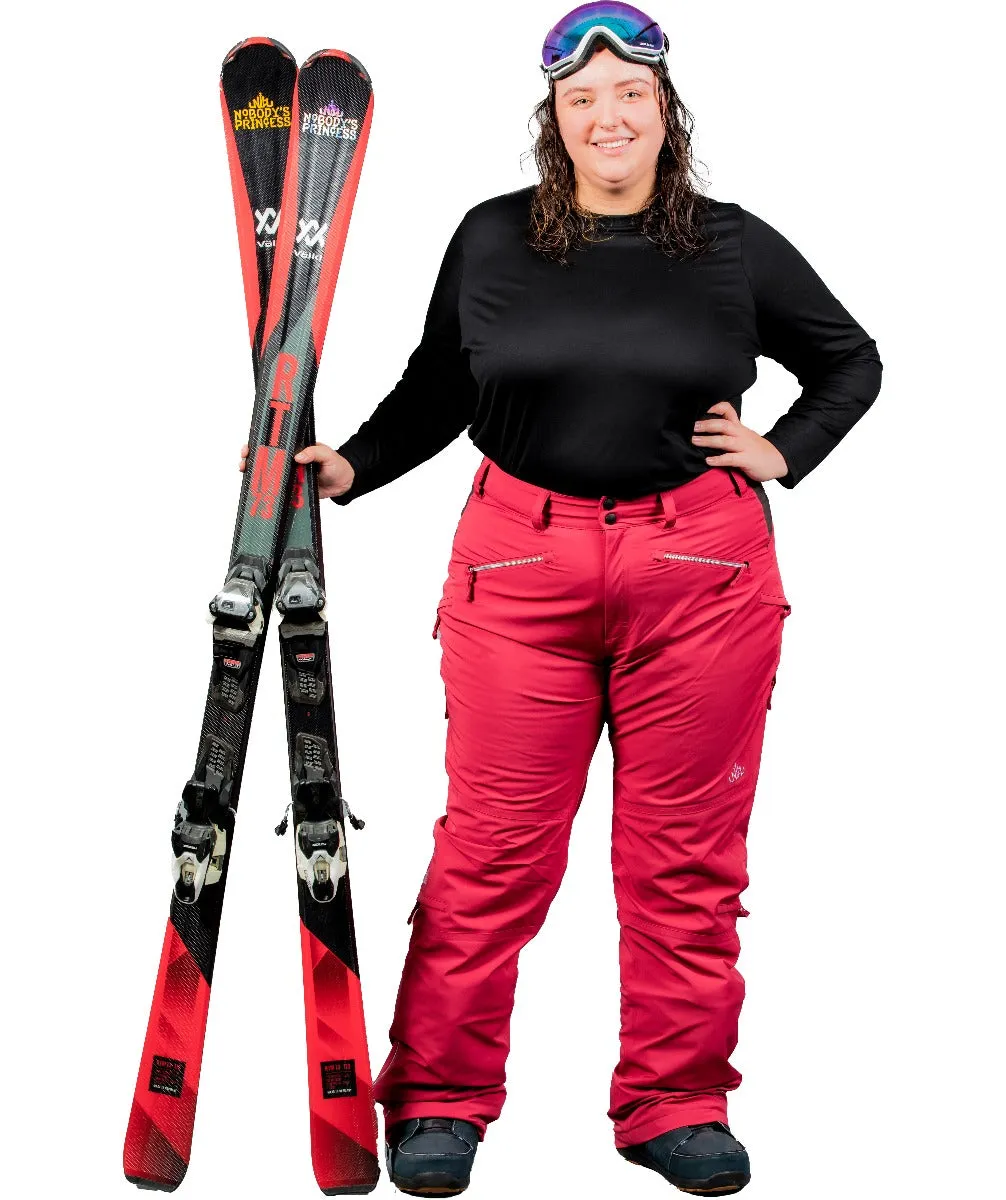 Nobody's Princess Zali Pants Red Short, Regular & Tall Length Sizes 18-24