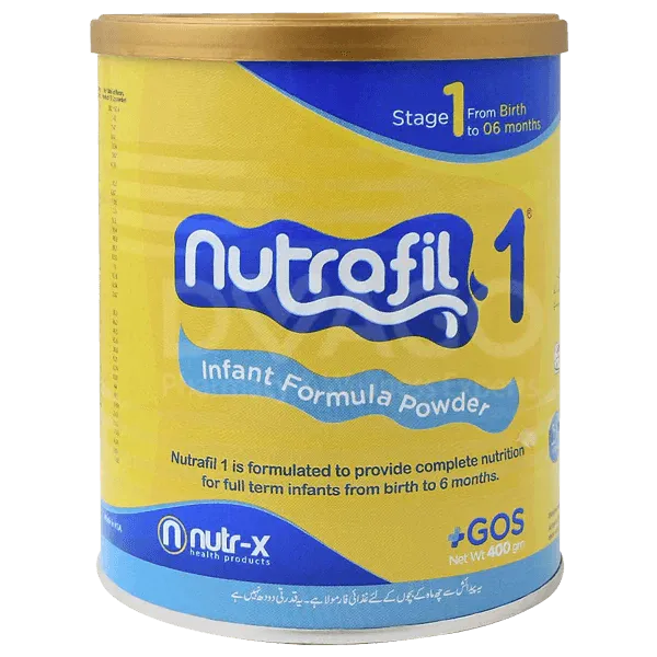 NUTRAFIL INFANT FORMULA STAGE 1 FROM BITH TO 6 MONTH 400GM
