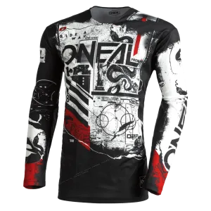 O'Neal Mayhem Youth Scarz Jersey Black/White