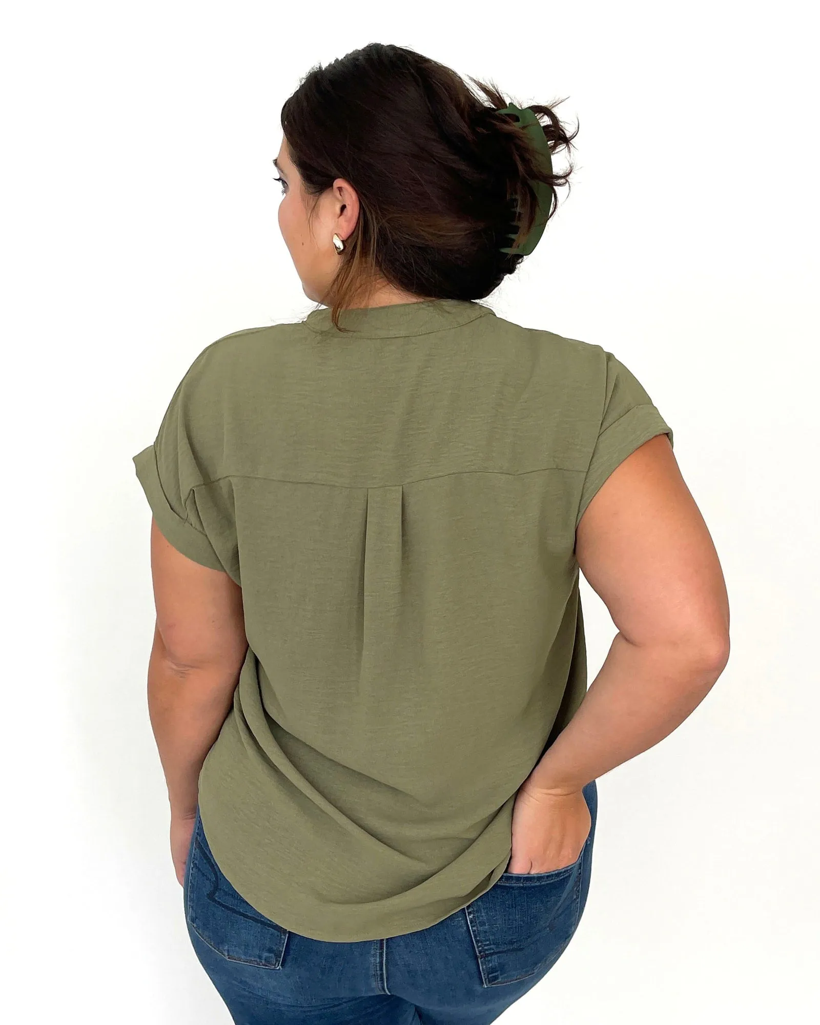 Palo Short Sleeve Button Down - Olive | Olive