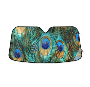 Peacock Beautiful Car Sun Shade Cover Auto Windshield Coolspod