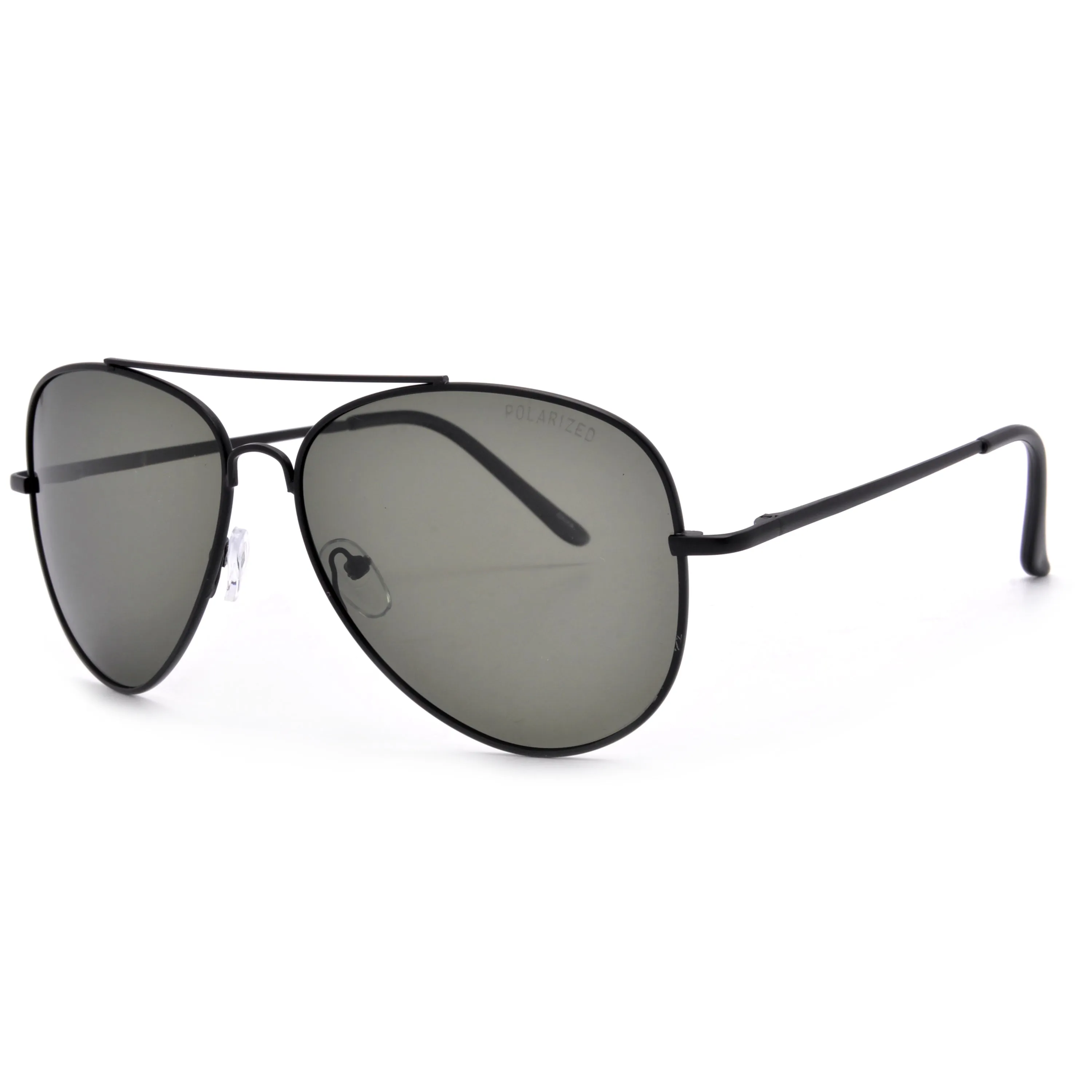 Polarized Glare Reducing 61mm Classic Tear Drop Aviator Sunglasses