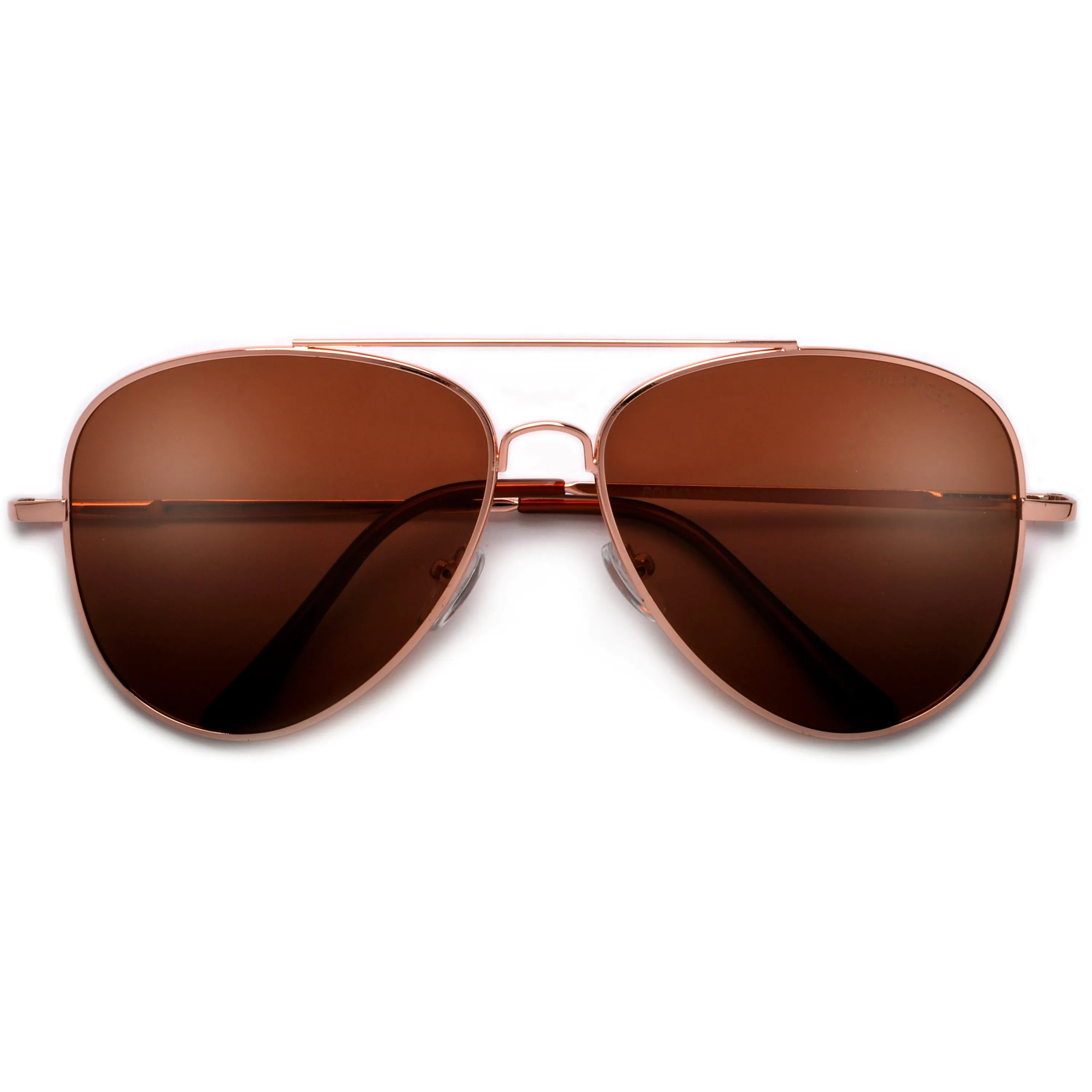 Polarized Glare Reducing 61mm Classic Tear Drop Aviator Sunglasses