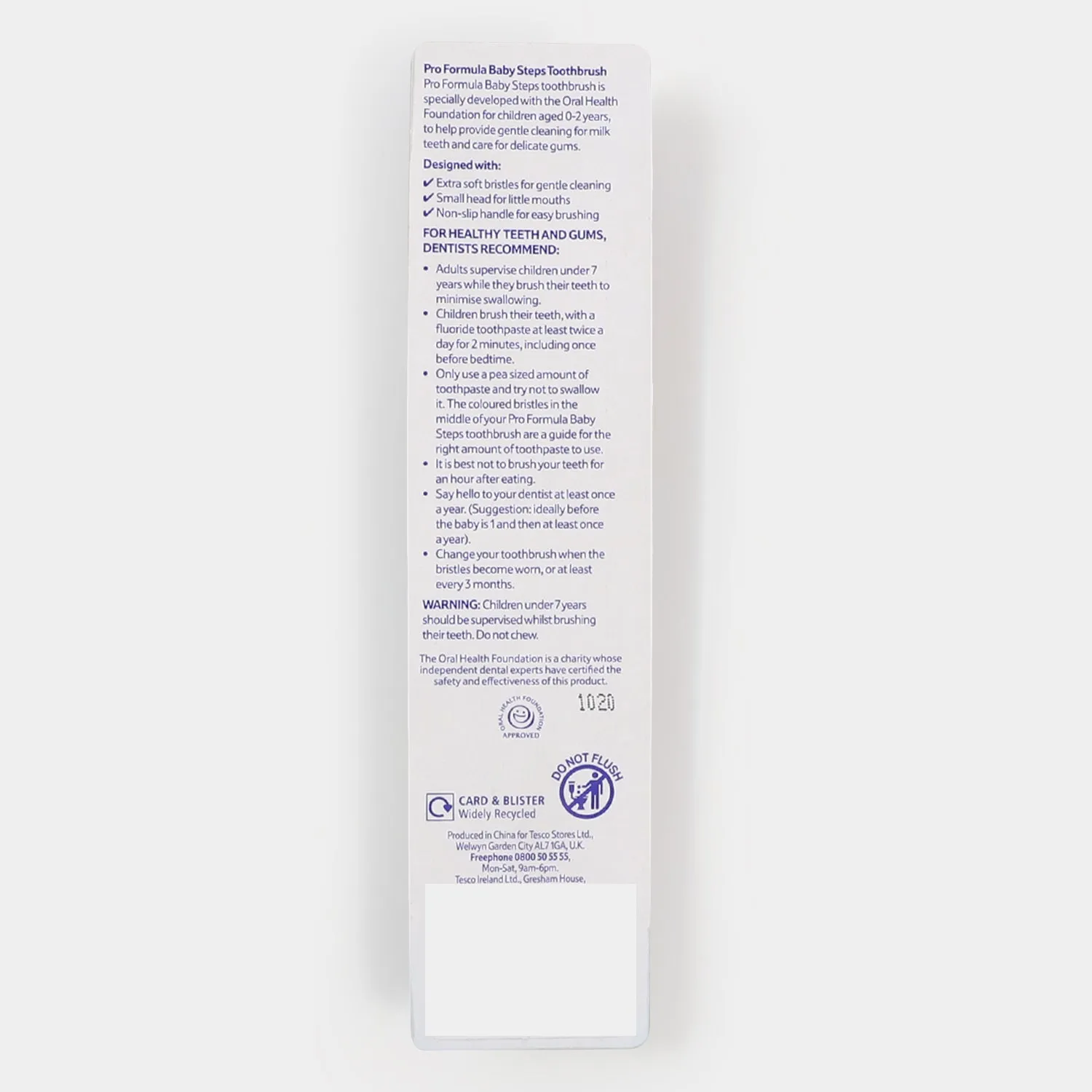 Pro Formula Baby Tooth Brush | Yellow