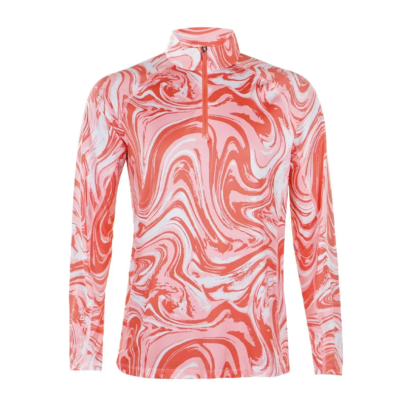 PUMA UV Standstone Women/s 1/4 Zip Shirt (Fizzy Sun)