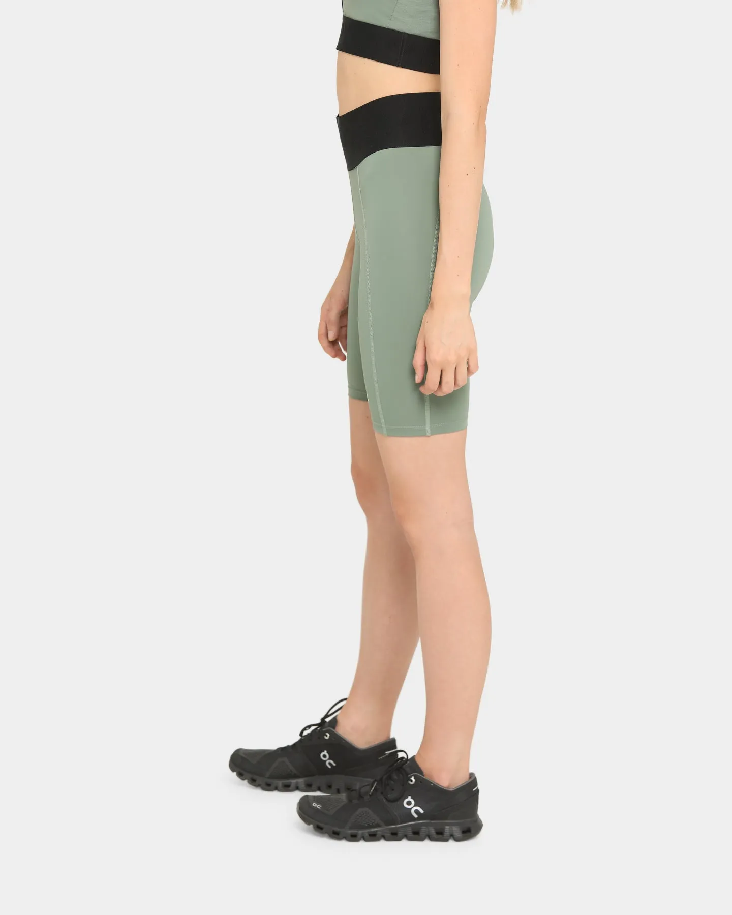 PYRA Women's Altitude Bike Shorts Olive Green