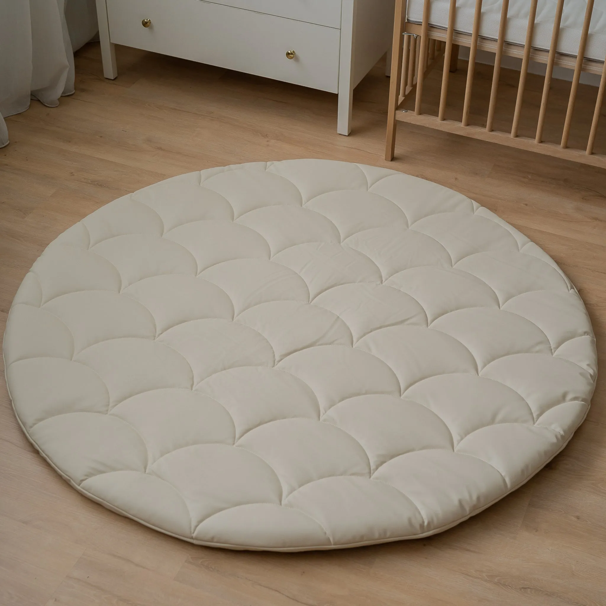 Round Playmat - Soft Ecru