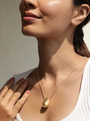 Rubans Voguish 18k Gold plated Stainless Steel Tarnish-Free Golden Fortitude Necklace