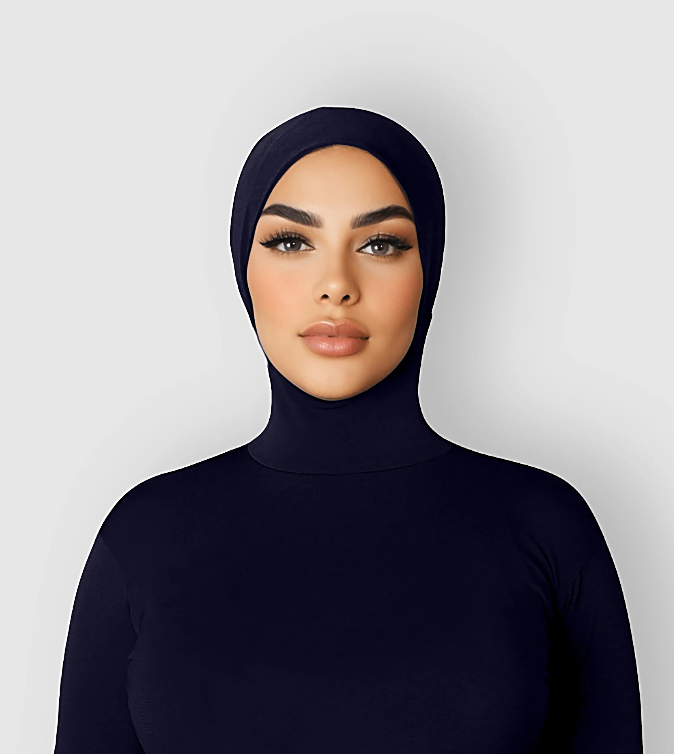 RUUQ Bodysuit Long Sleeve with Hijab Cap - Navy