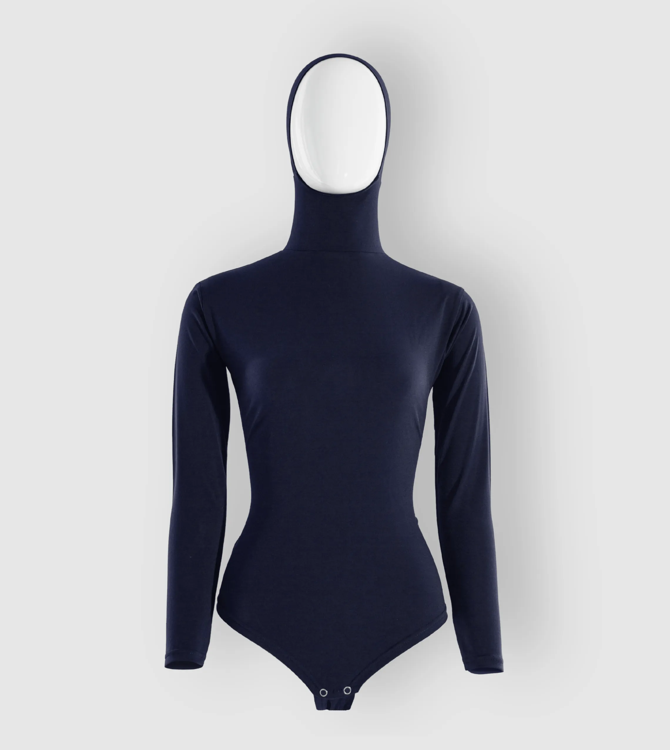 RUUQ Bodysuit Long Sleeve with Hijab Cap - Navy