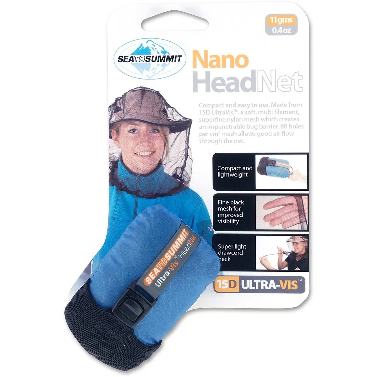 Sea to Summit Nano Mosquito Headnet Treated