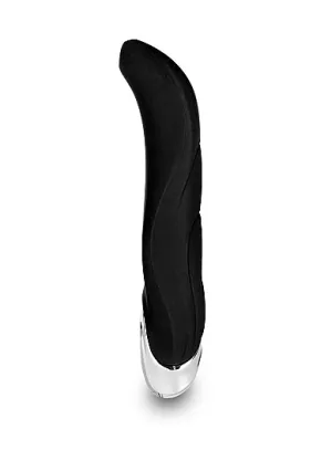 Shots Toys The Olympia Silicone Vibrator 7 Inch - Black