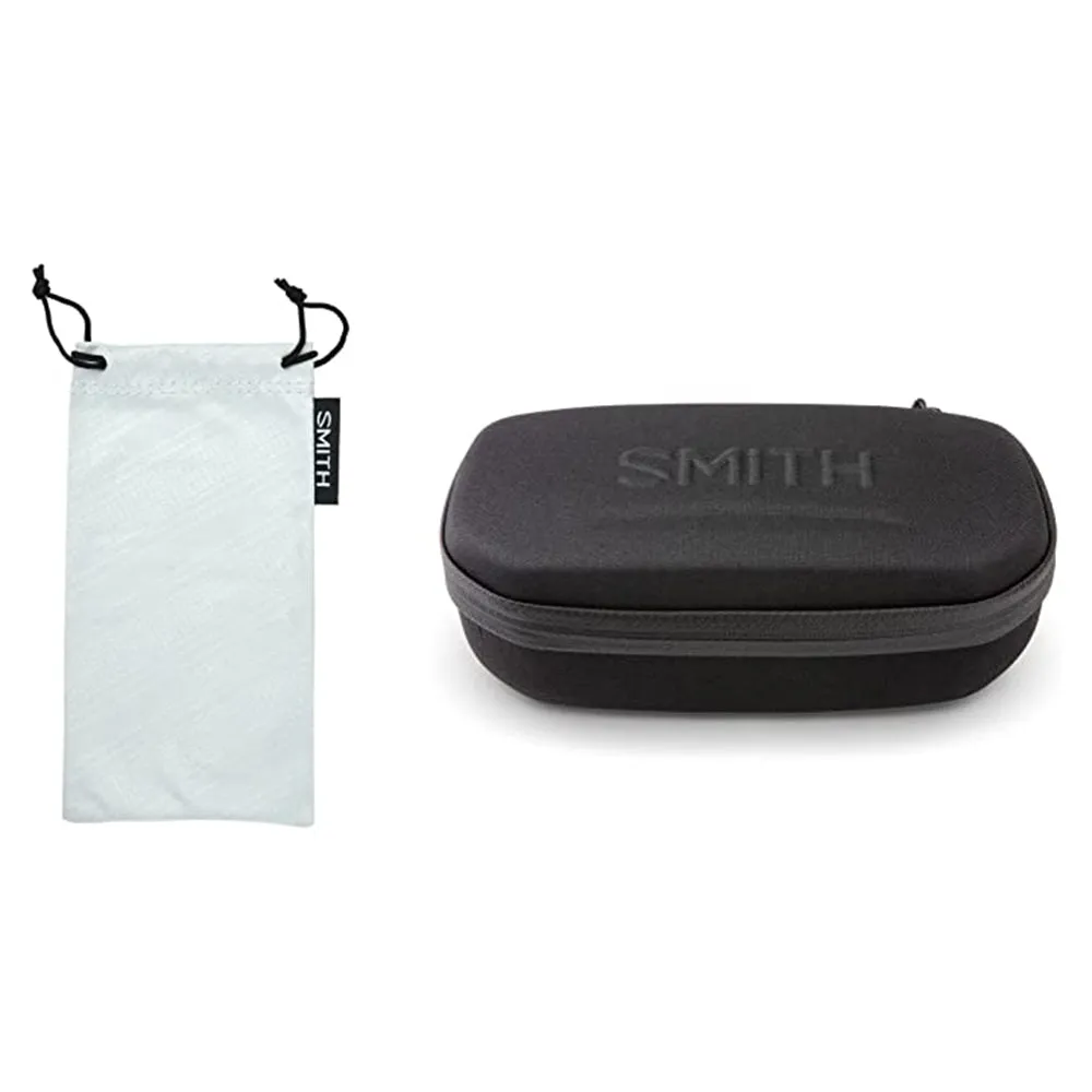 Smith Unisex Matte Black Frame Chromapop Blue Mirror Lens Polarized Sunglasses - 20522300360QG