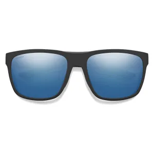 Smith Unisex Matte Black Frame Chromapop Blue Mirror Lens Polarized Sunglasses - 20522300360QG