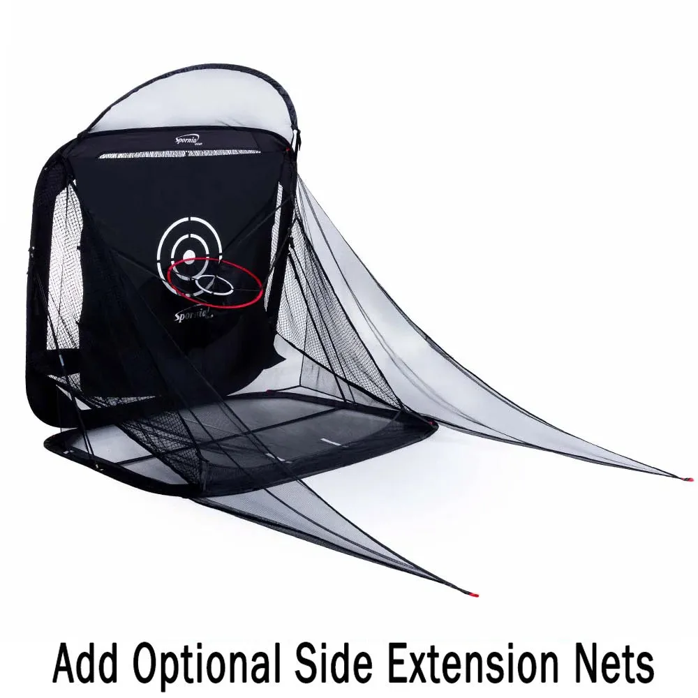 Spornia Golf Net. SPG-8 XL Spornia Golf Practice Net LARGE 8ft x 8ft x 8ft