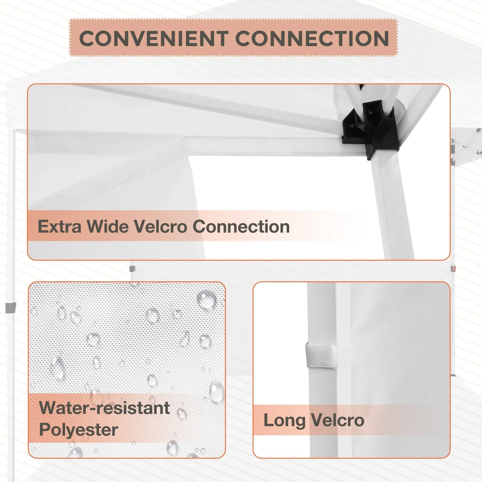 Sunwall / Sidewall for 10 x 10 ft Commercial Pop Up Canopy Tent