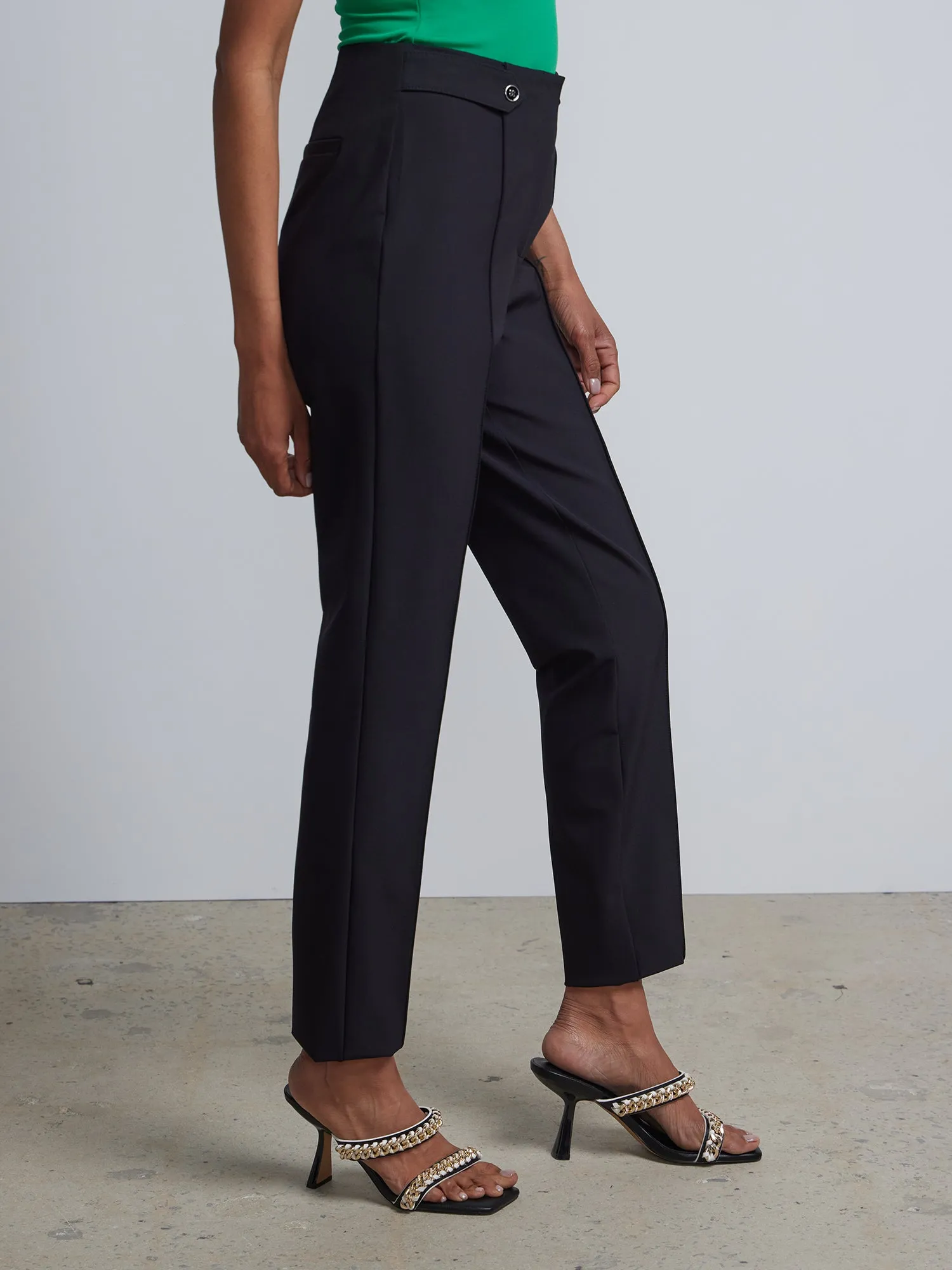 Tall High Rise Slim Leg Ankle Pant - Fit To Flatter