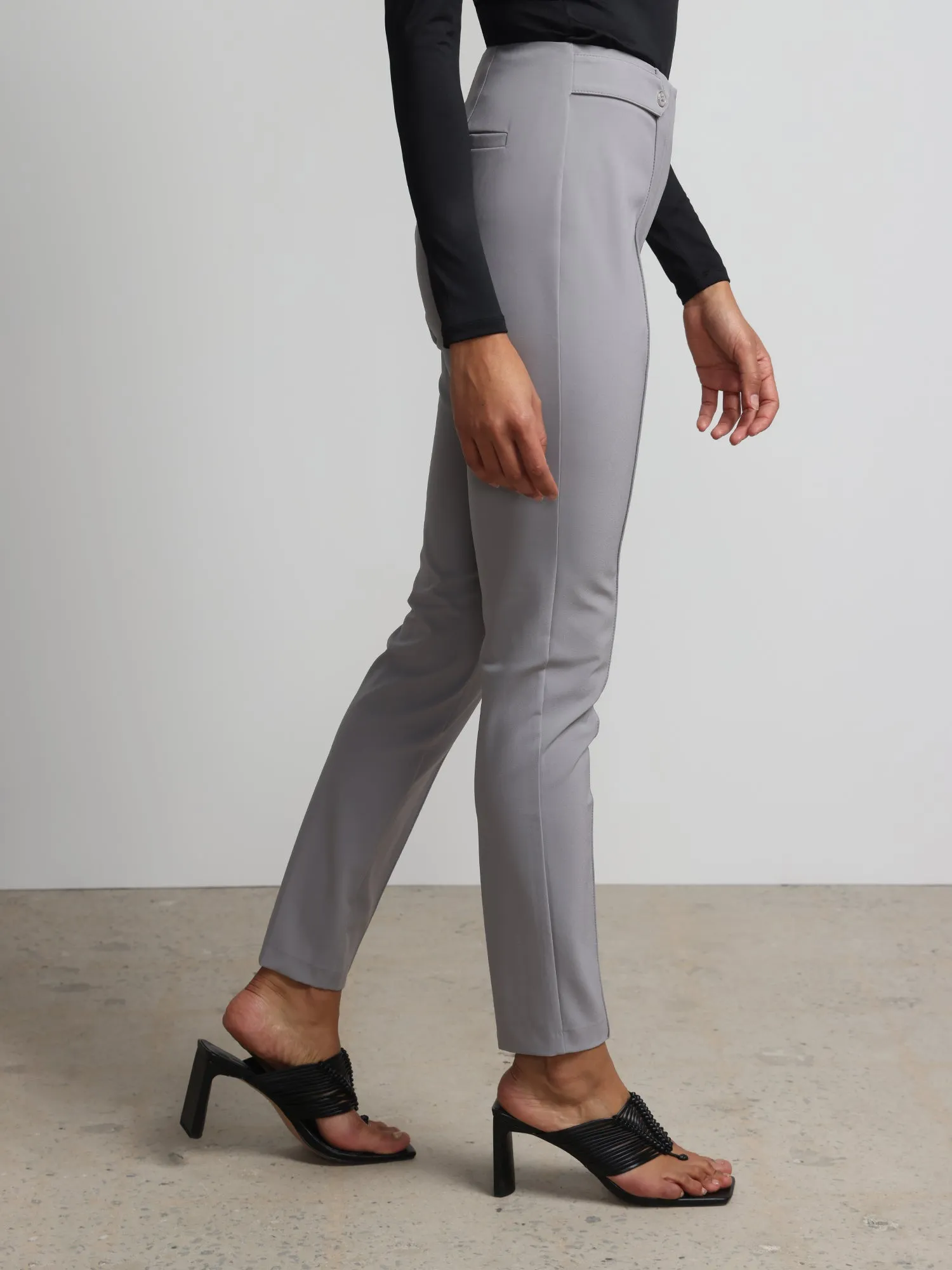 Tall High Rise Slim Leg Ankle Pant - Fit To Flatter