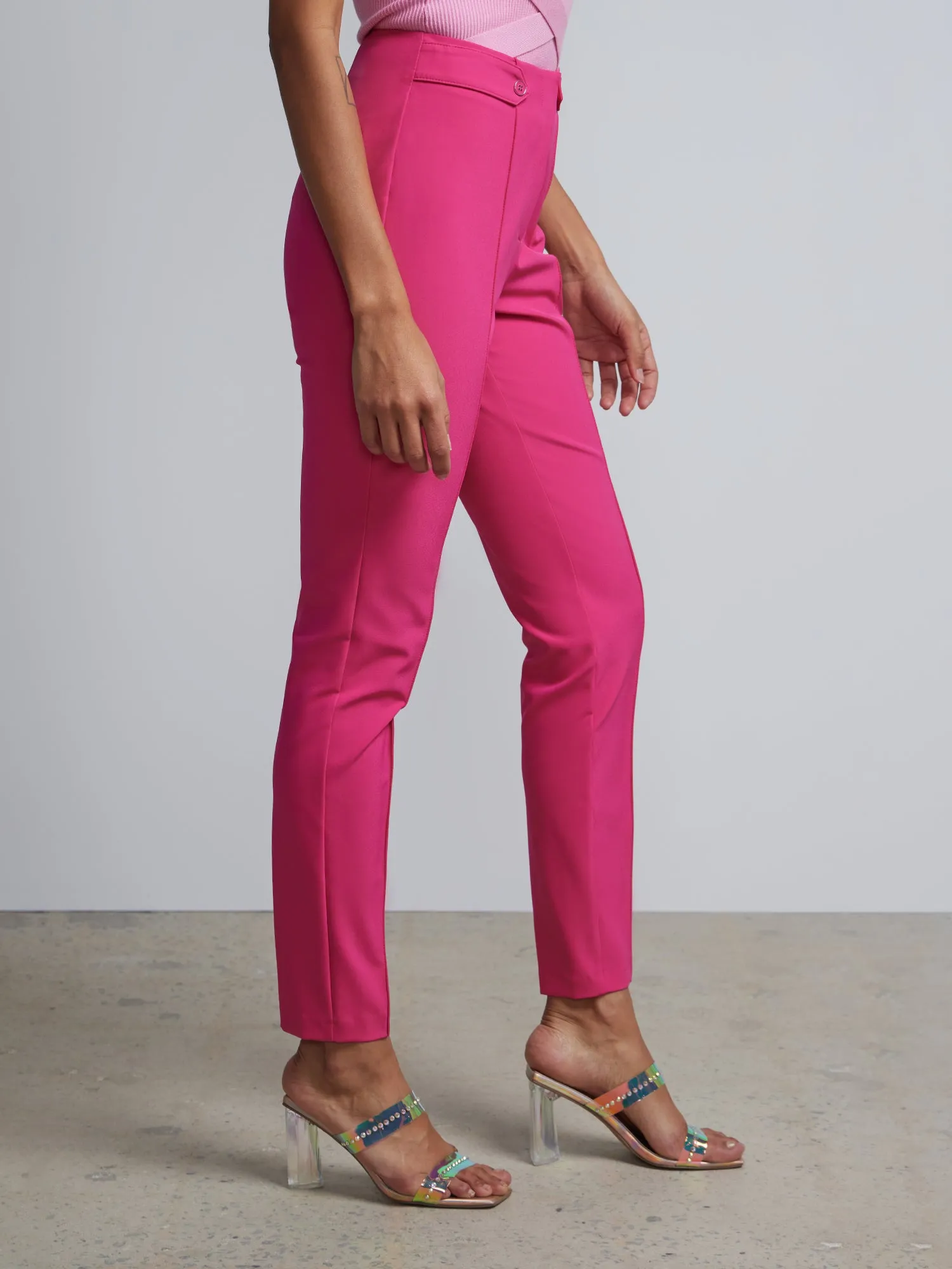 Tall High Rise Slim Leg Ankle Pant - Fit To Flatter