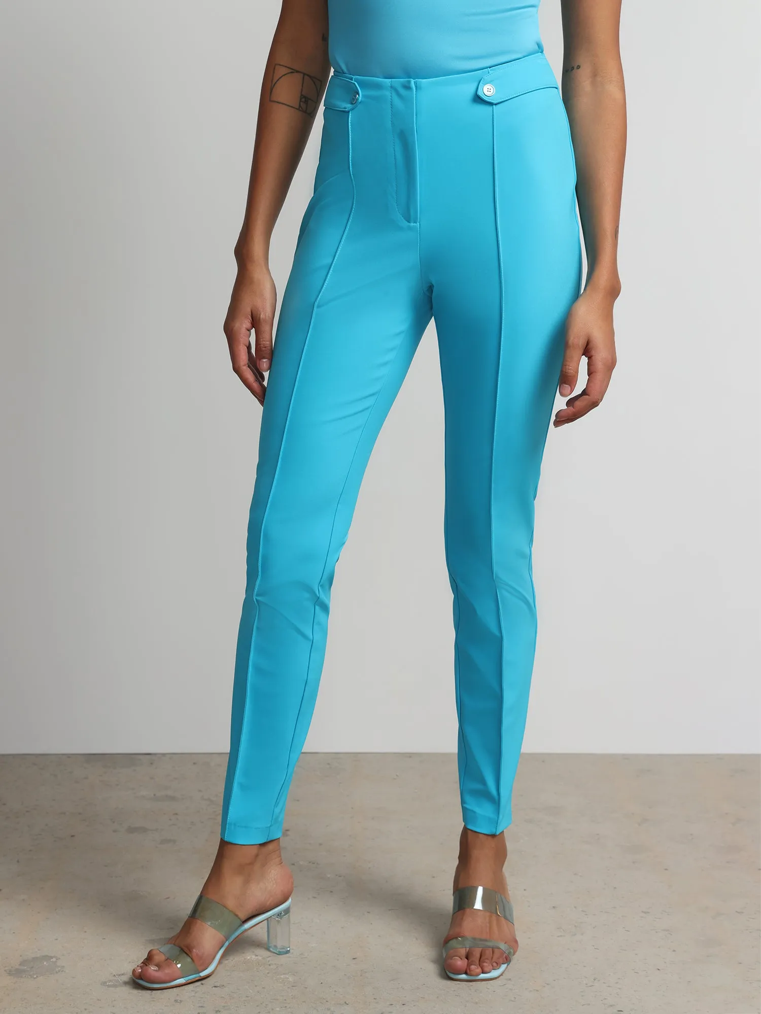 Tall High Rise Slim Leg Ankle Pant - Fit To Flatter