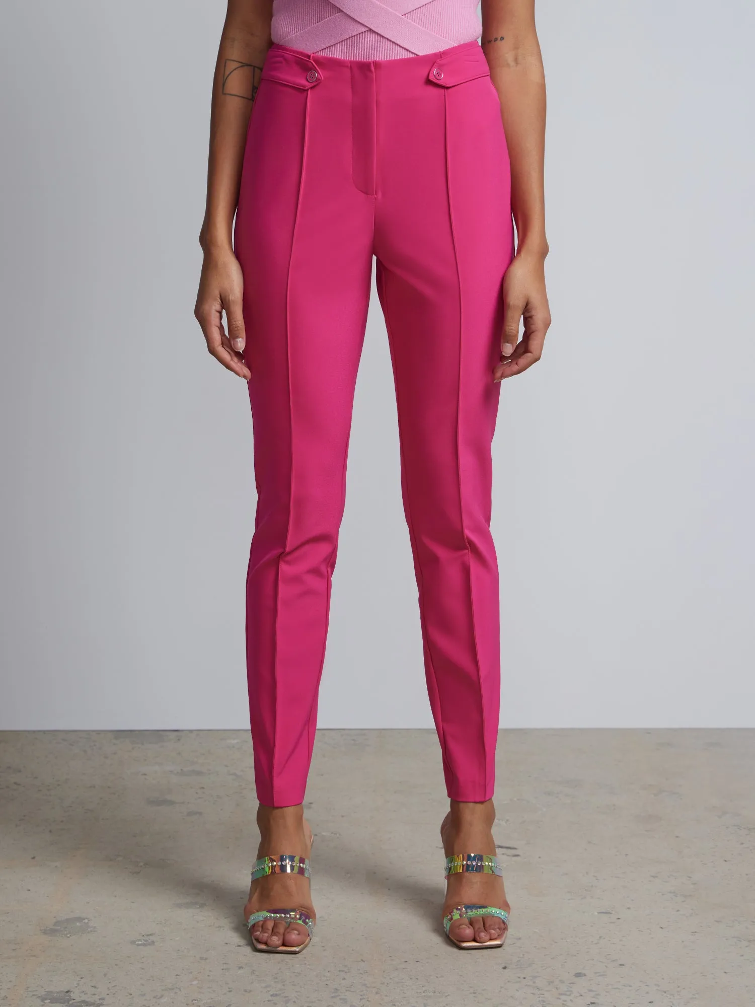 Tall High Rise Slim Leg Ankle Pant - Fit To Flatter