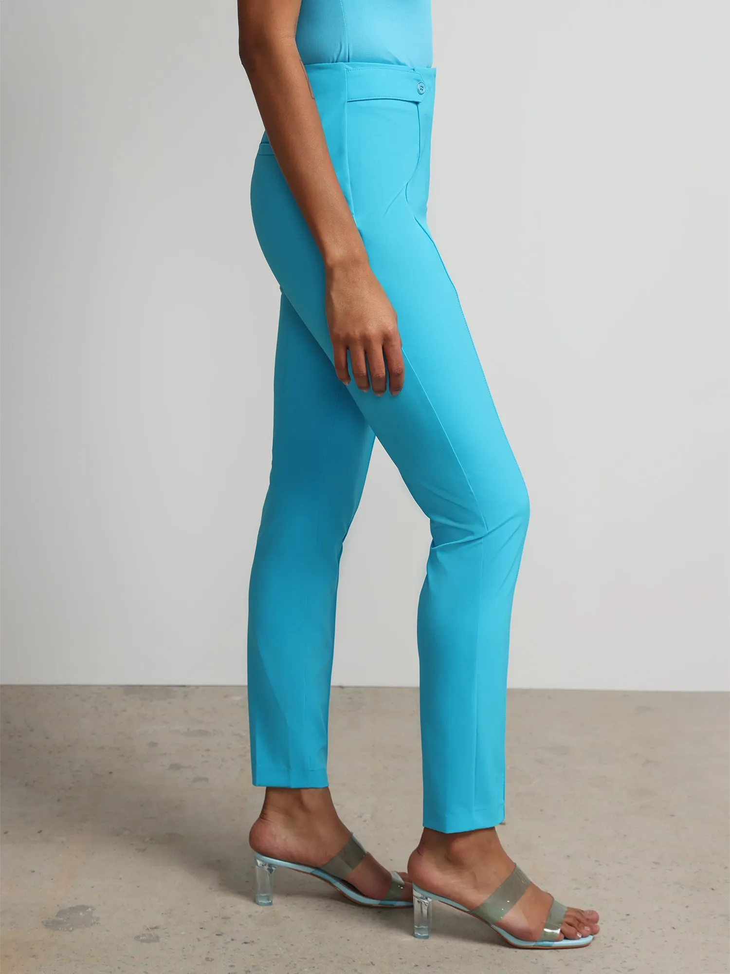 Tall High Rise Slim Leg Ankle Pant - Fit To Flatter