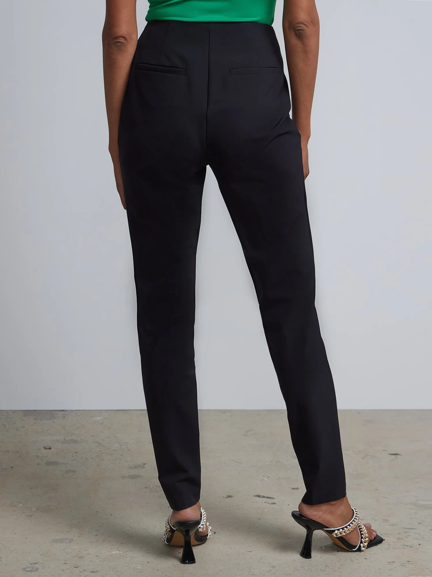 Tall High Rise Slim Leg Ankle Pant - Fit To Flatter
