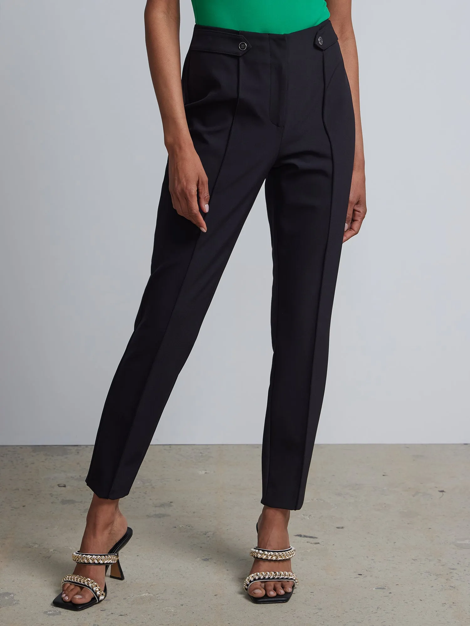 Tall High Rise Slim Leg Ankle Pant - Fit To Flatter