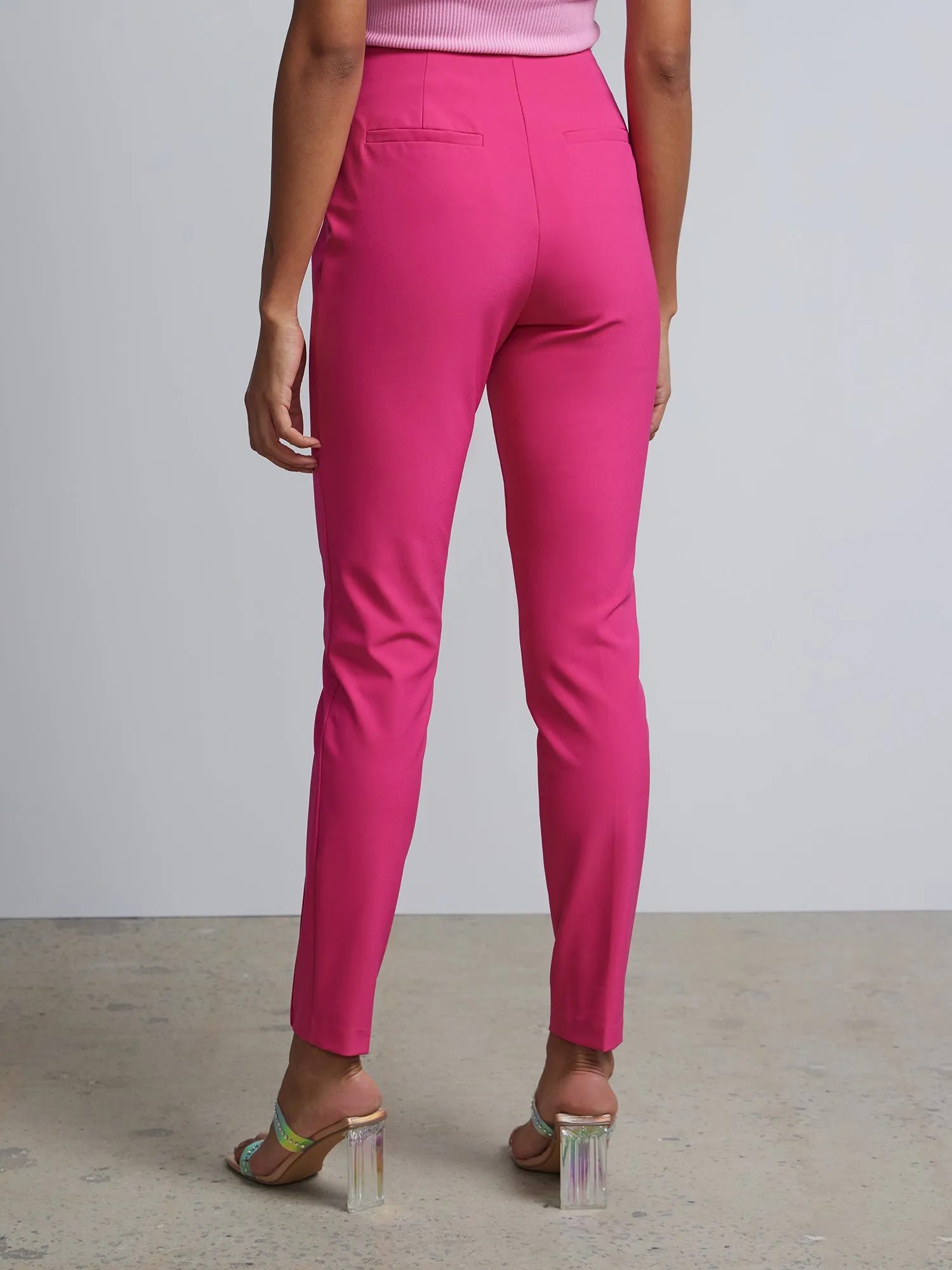 Tall High Rise Slim Leg Ankle Pant - Fit To Flatter
