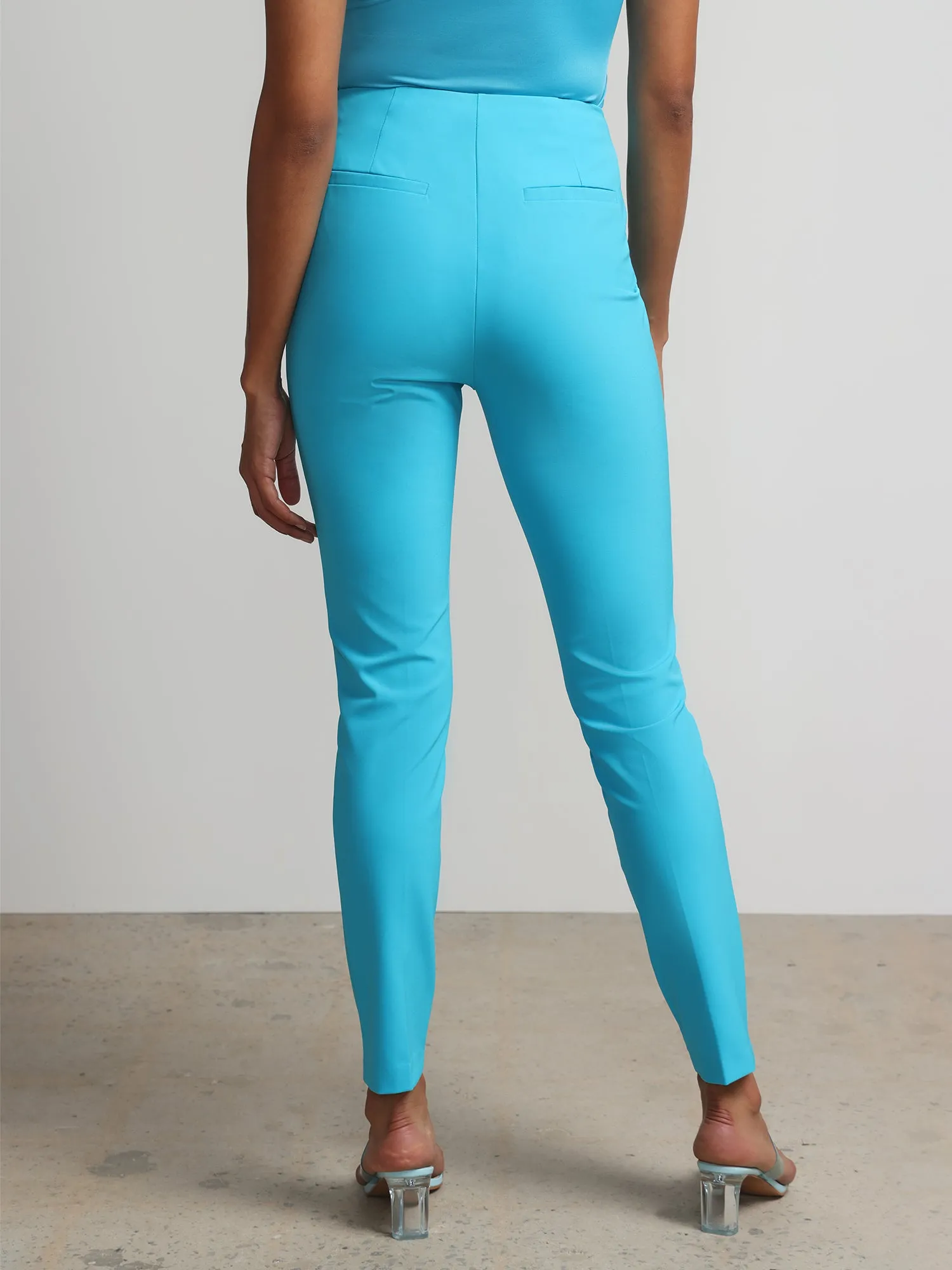 Tall High Rise Slim Leg Ankle Pant - Fit To Flatter