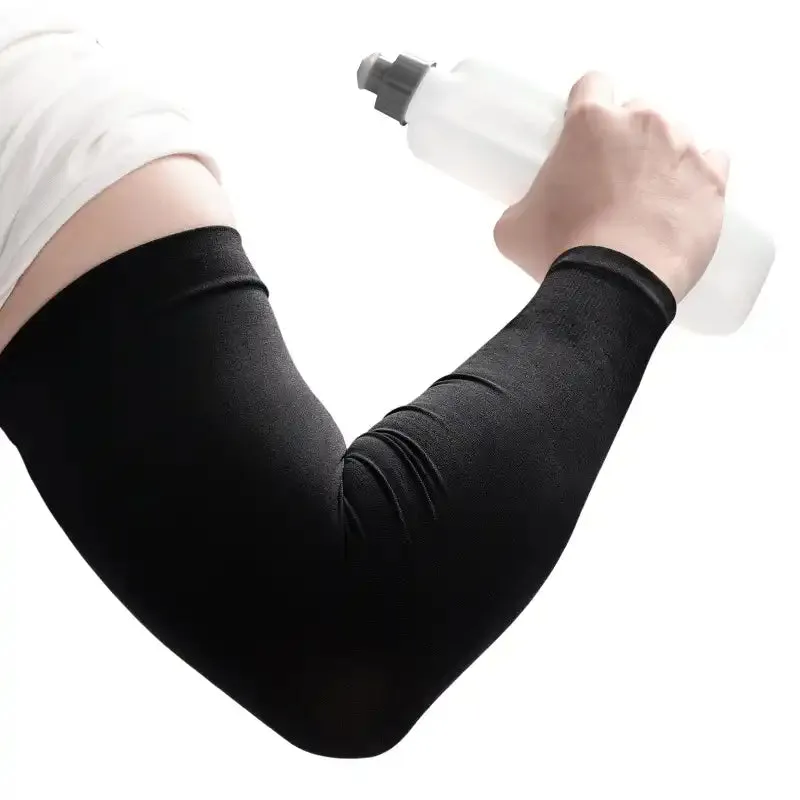 UPF 50  Plus Size Cooling Sleeves for Cycling, Golf, Basketball, Fishing and Driving