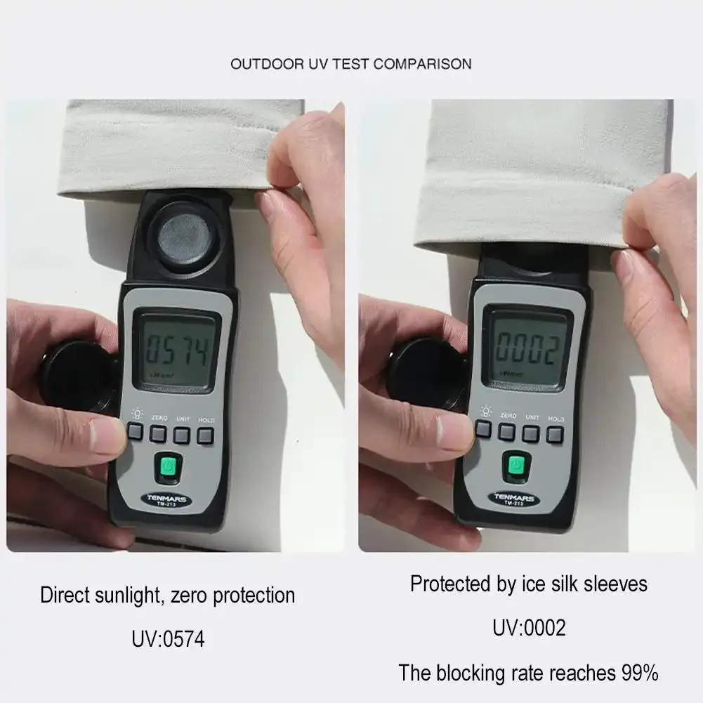 UPF 50  Plus Size Cooling Sleeves for Cycling, Golf, Basketball, Fishing and Driving